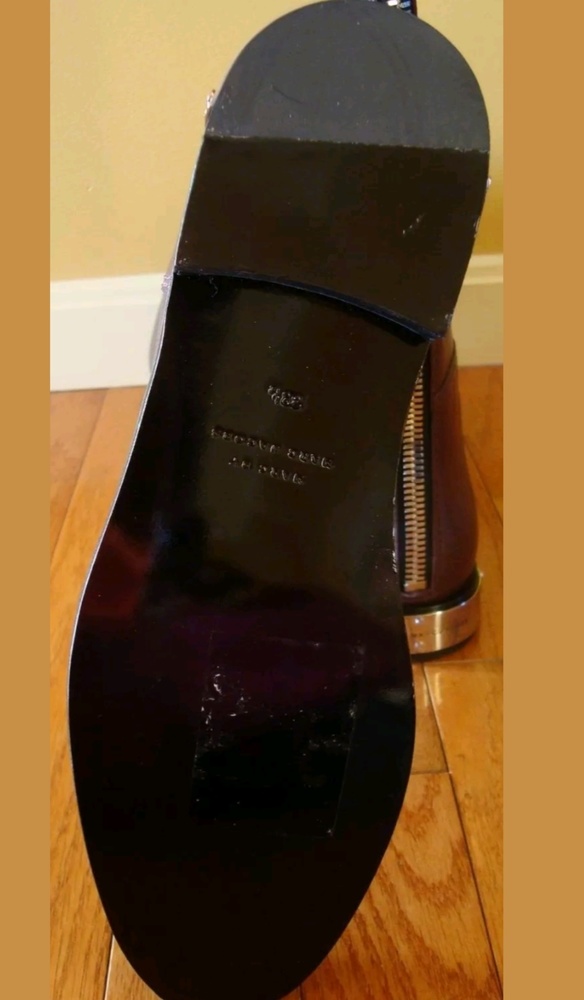 *SOLD*πMarc Jacobs Plum Leather Kip Riding Boots - Picture 8 of 8